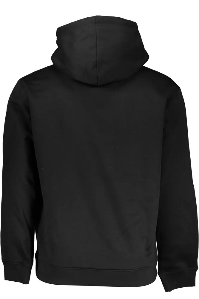 Black Polyester Men Sweater