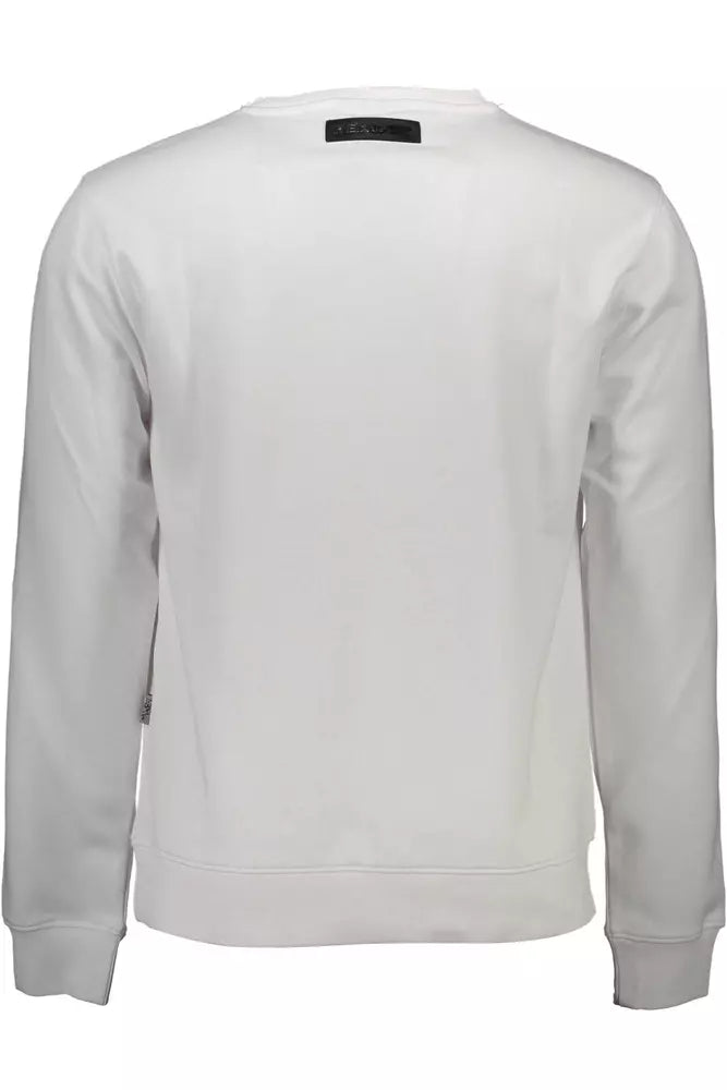 White Cotton Men Sweater