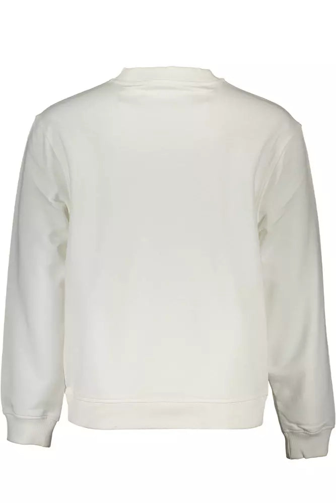 White Cotton Men Sweater