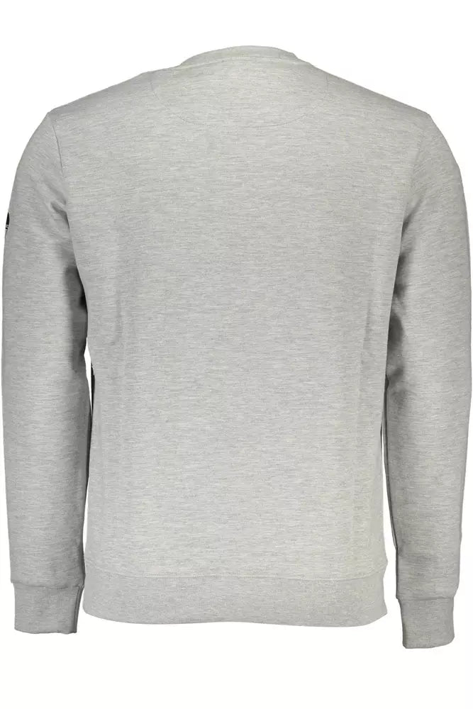 Gray Cotton Men Sweater