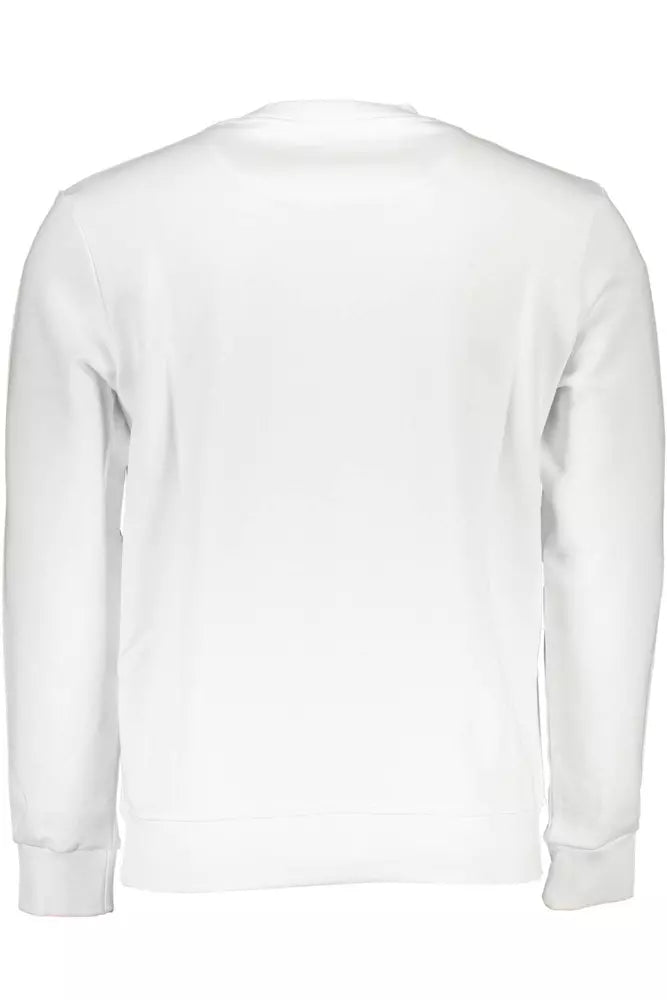 White Cotton Men Sweater