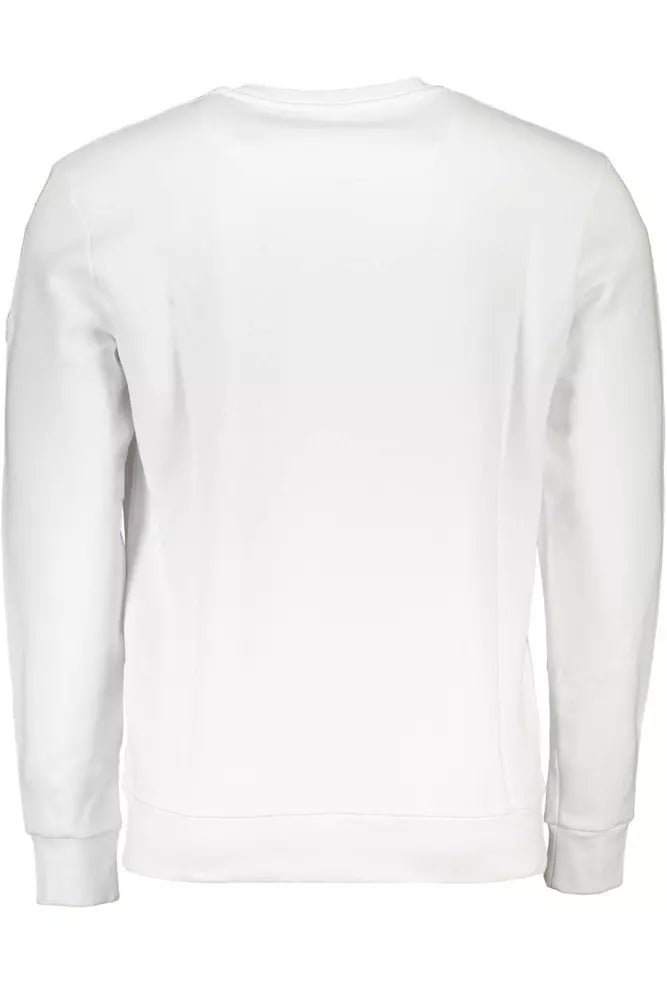 White Cotton Men Sweater