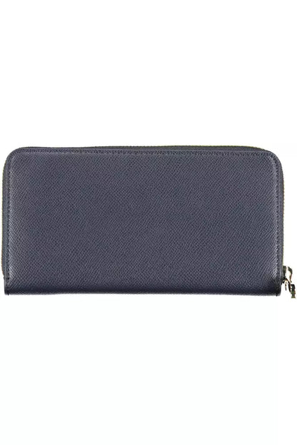 Blue Polyethylene Women Wallet