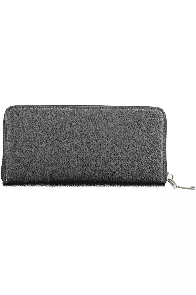 Black Polyethylene Women Wallet