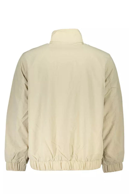 Beige Polyamide Men Jacket