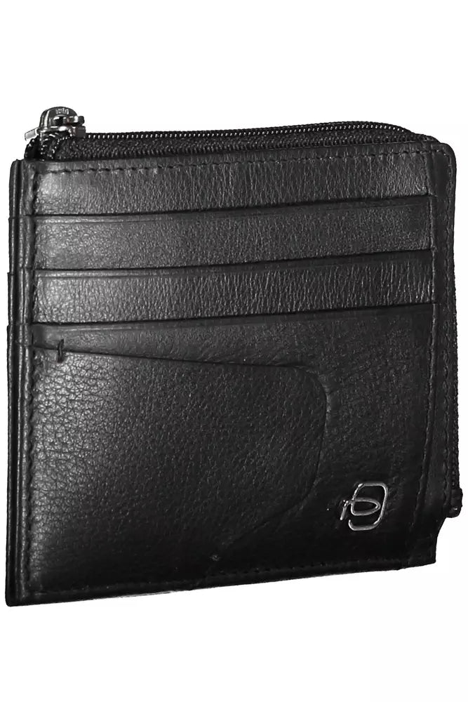 Black Leather Men Wallet