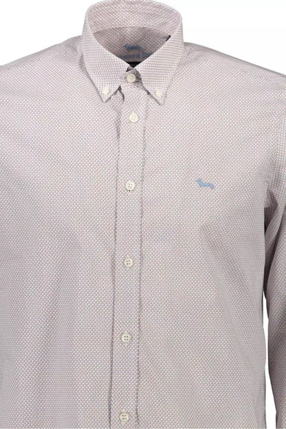 White Cotton Men Shirt