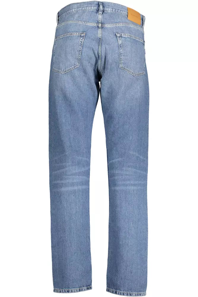 Blue Cotton Mens Jeans