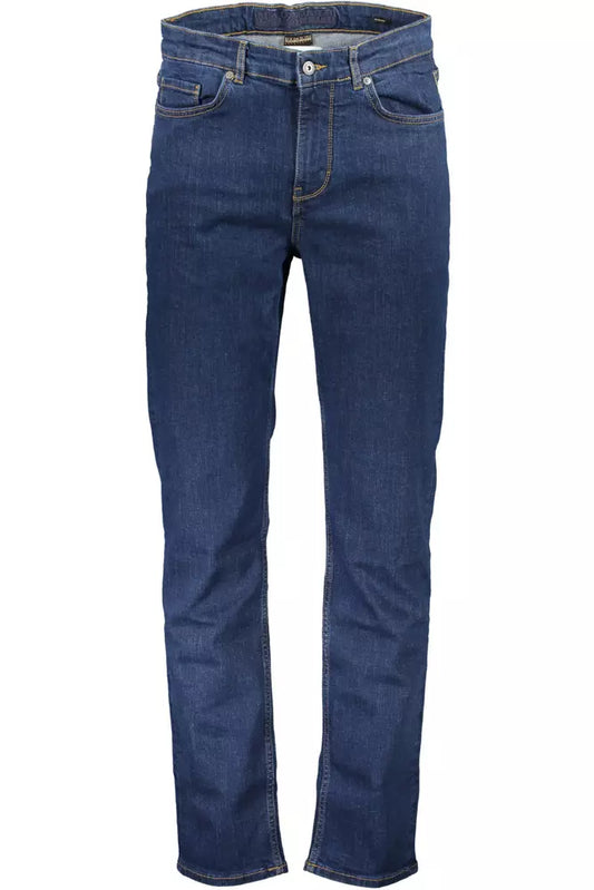 Blue Cotton Men Jeans