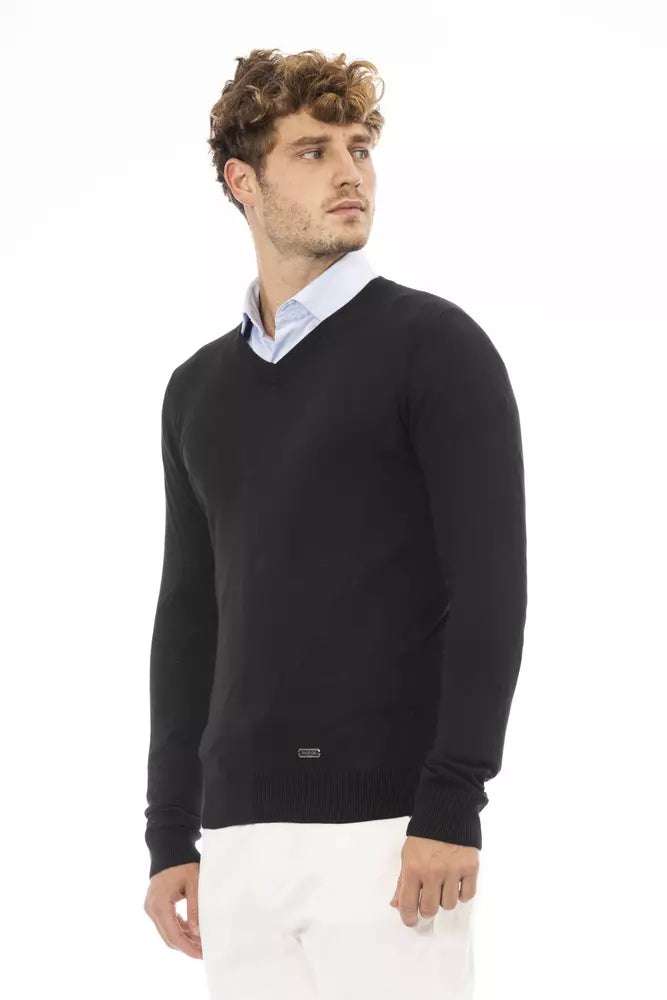 Black Modal Men's Sweater