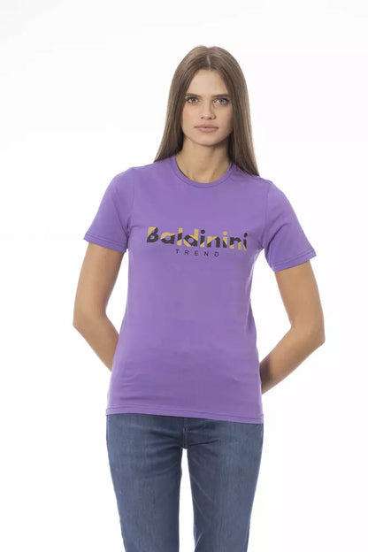 Purple Cotton Women Top