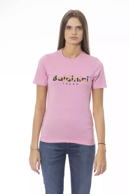 Multicolor Cotton Women T-Shirt