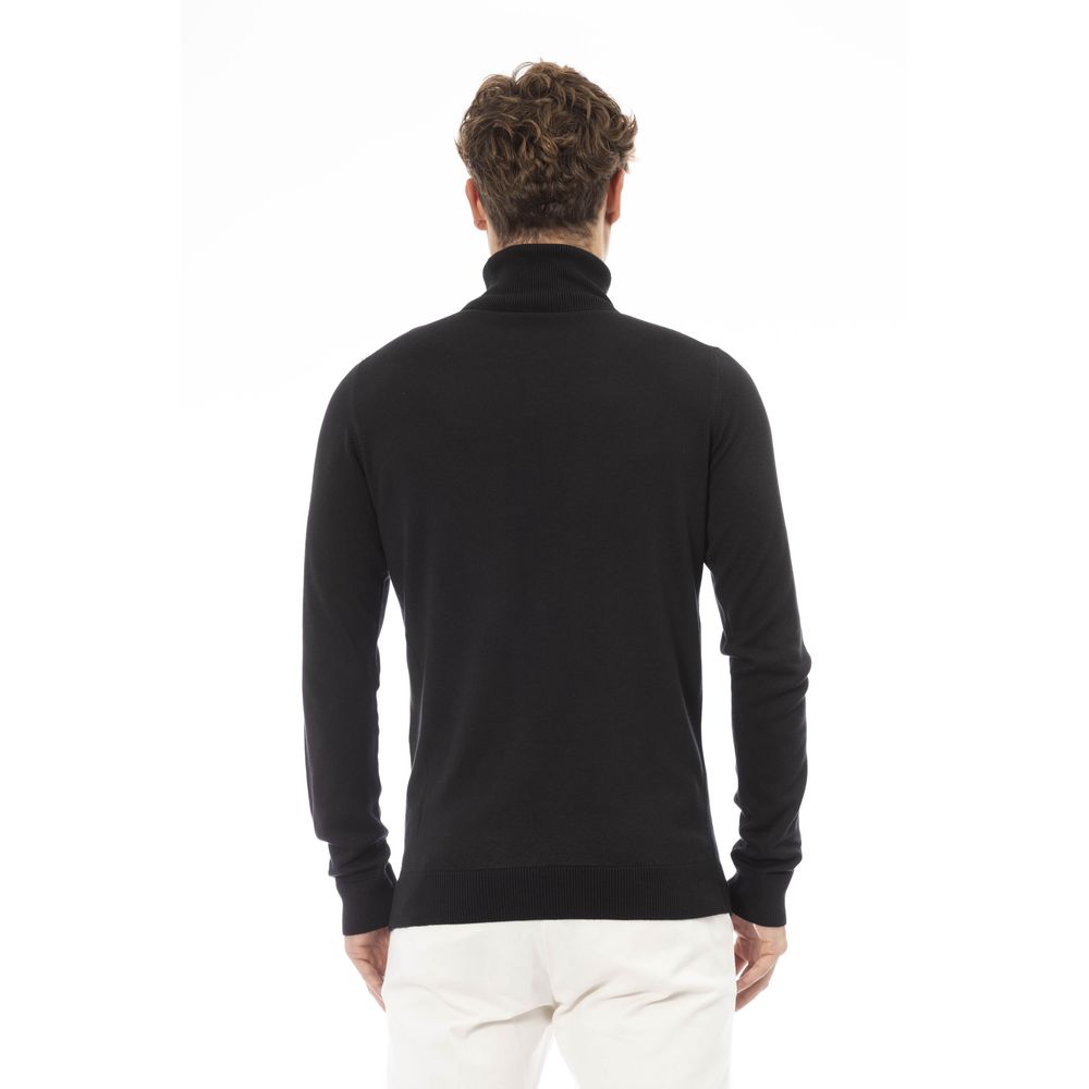 Black Modal Men Sweater