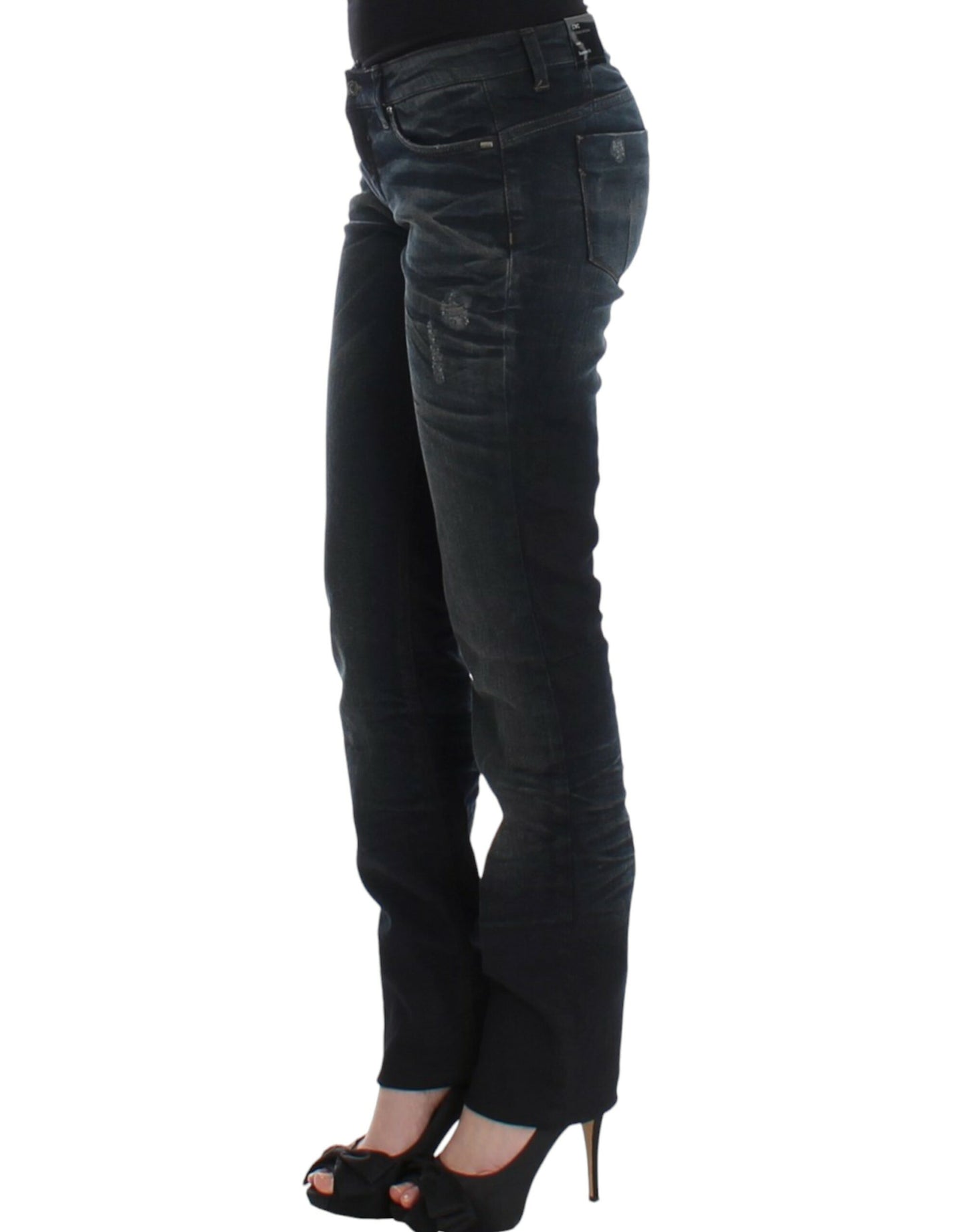 Chic Superskinny Blue Denim Jeans