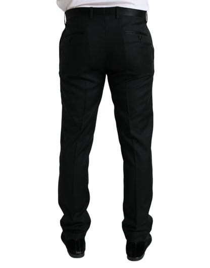 Elegant Slim Fit Wool Dress Pants