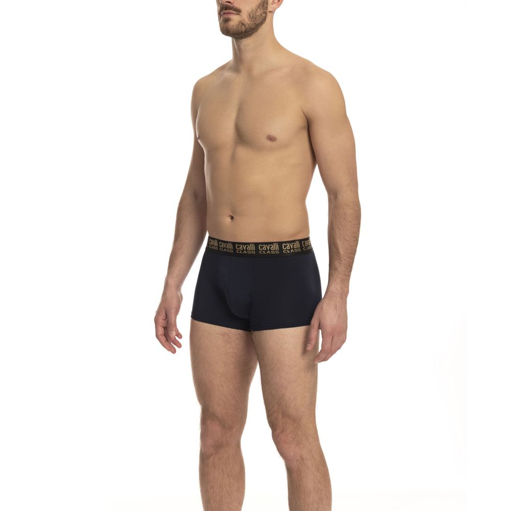 Blue Cotton Men Underwear Trunk