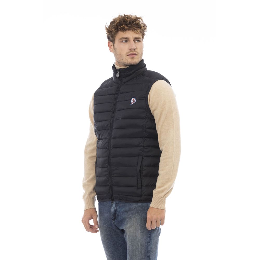 Black Polyamide Men Vest