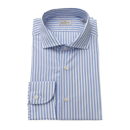 Light Blue Cotton Men Shirt