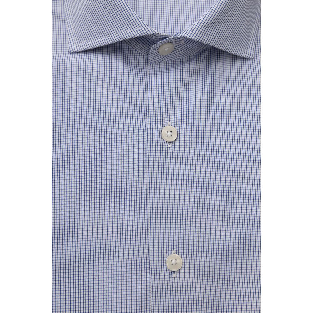 Light Blue Cotton Men Shirt