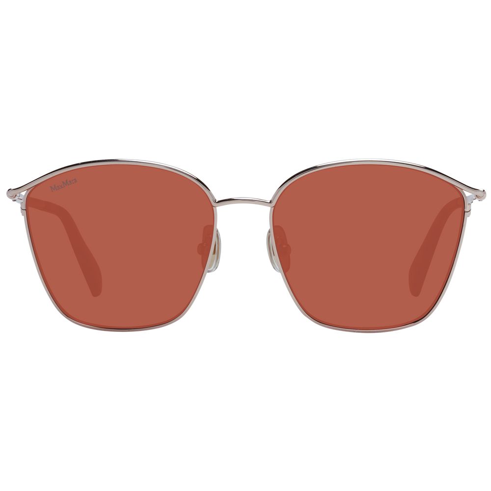 Rose Gold Metal Sunglasses