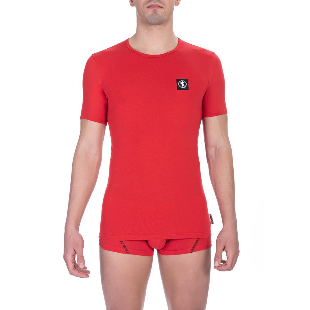 "Red Cotton Men's T-Shirt"