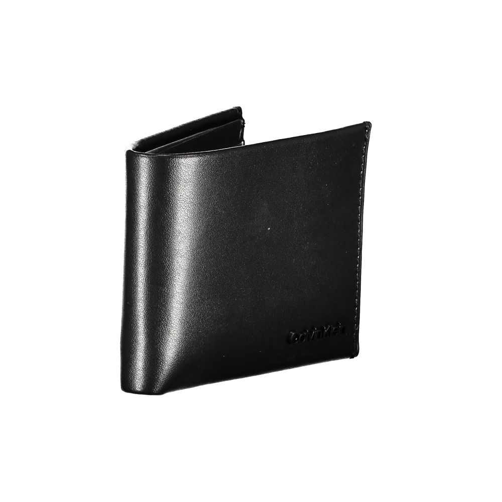 Sleek Double-Slot Leather Wallet with RFID Block