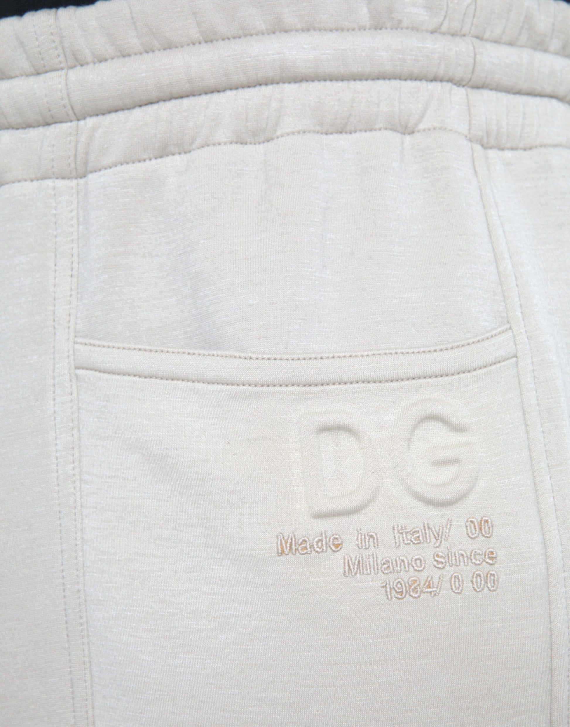 Off White Viscose Cargo Jogger Sweatpants Pants