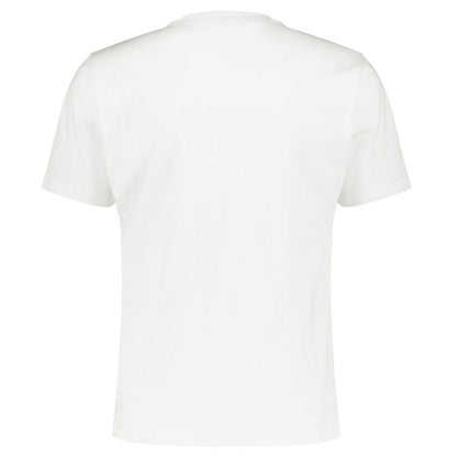 White Cotton Men's T-Shirt