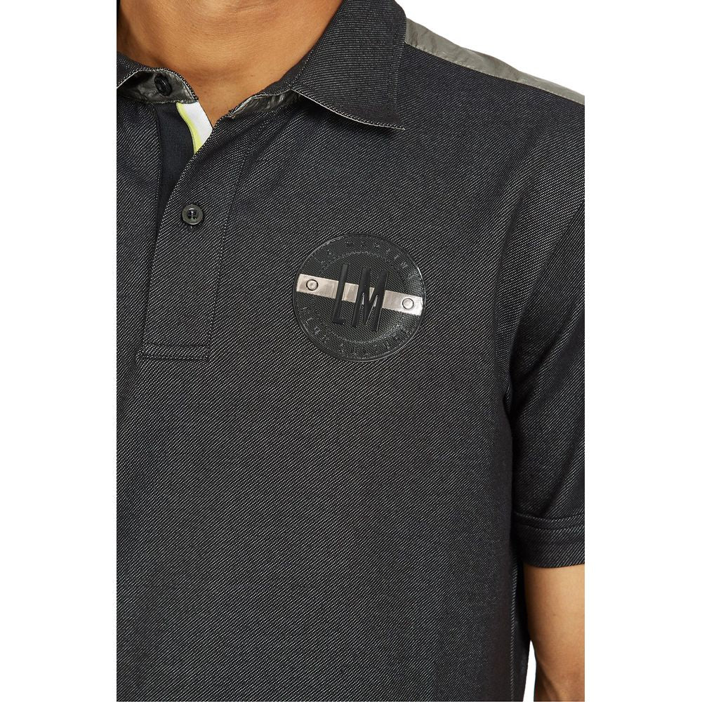 Sleek Cotton Blend Polo Shirt with Logo