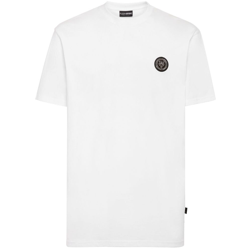 White Cotton Mens TShirt