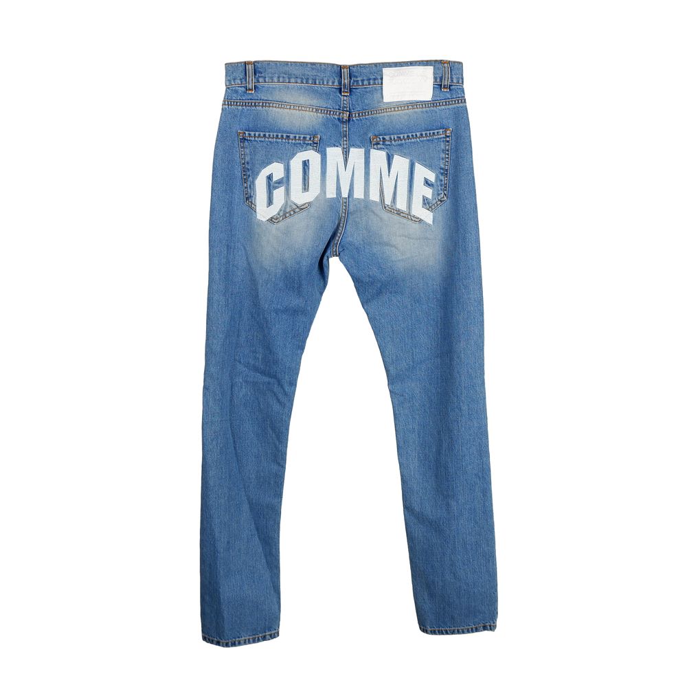 Blue Cotton Men's Jeans