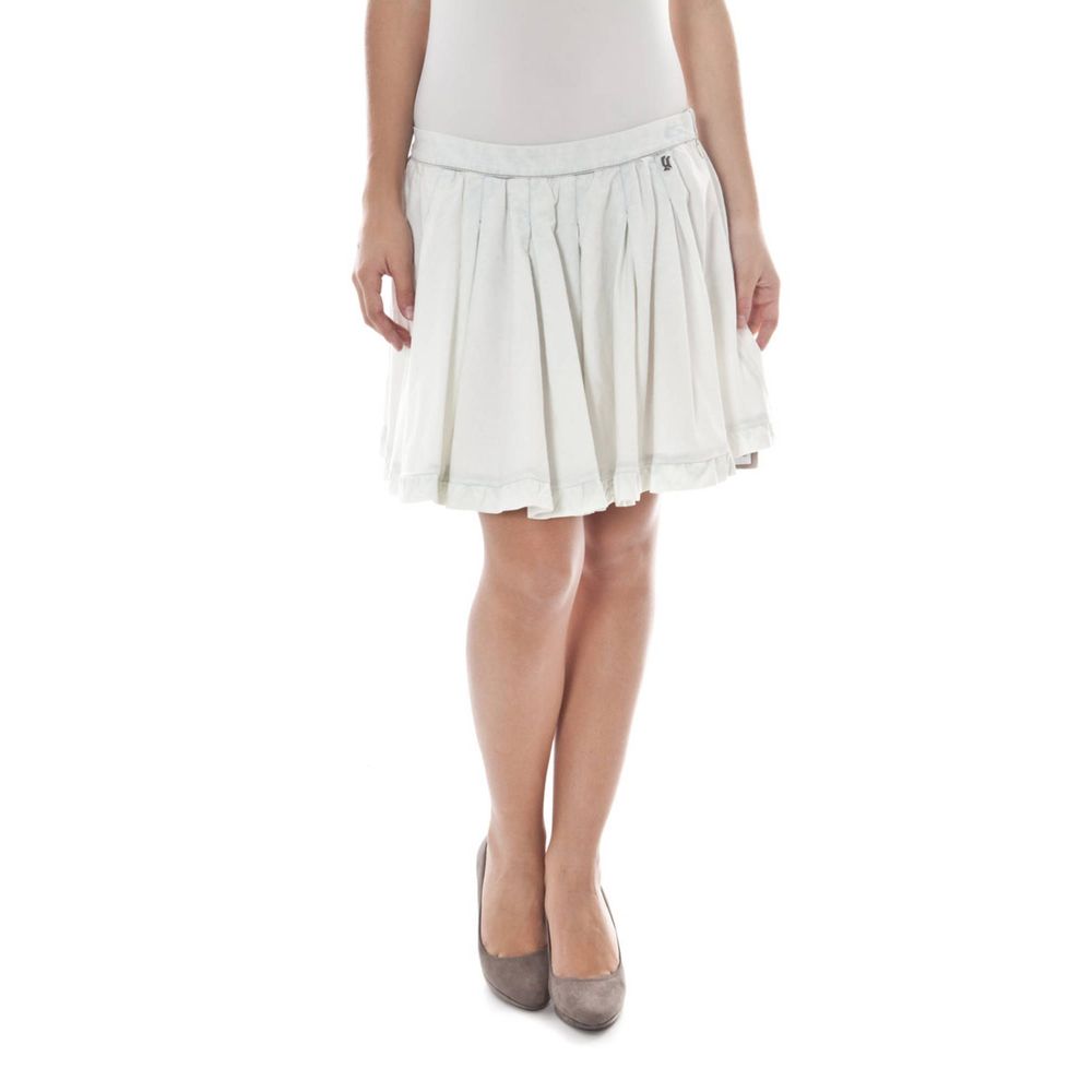 White Cotton Skirt