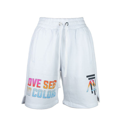 White Cotton Women's Short