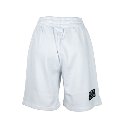 White Cotton Women's Short