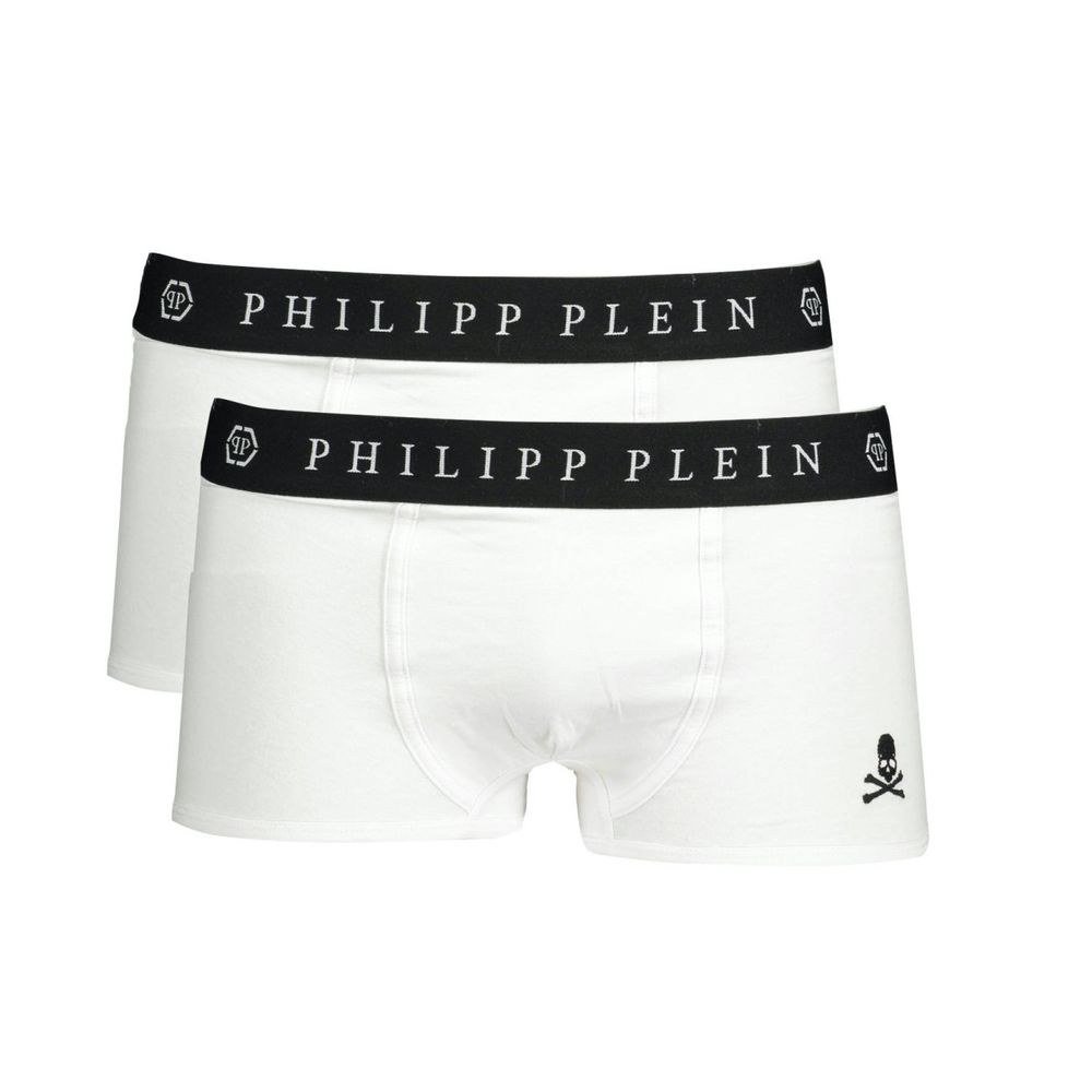 White Cotton Men's Boxer