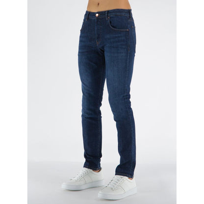 Blue Cotton Men Jeans