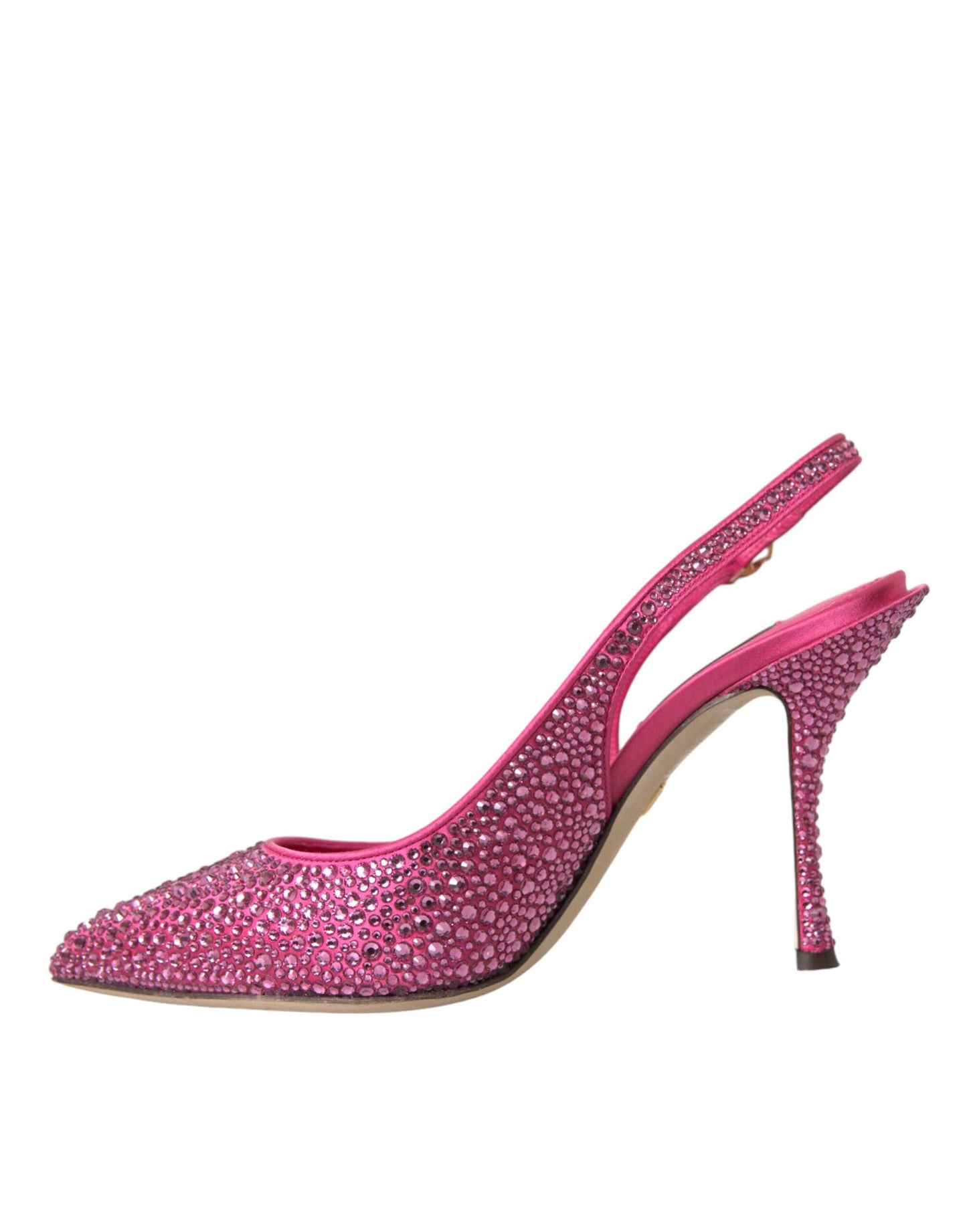 Pink Slingbacks Crystal Pumps Shoes