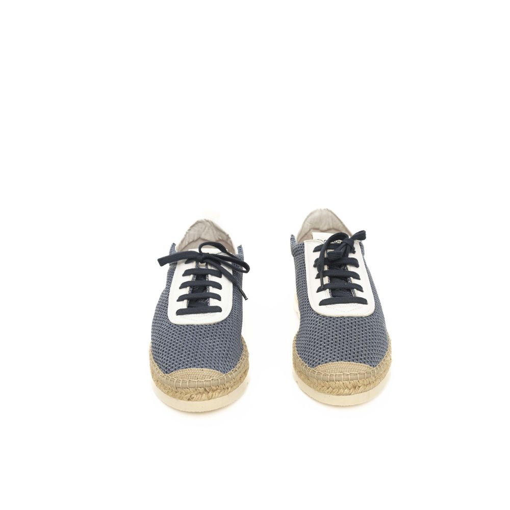 Blue Polyester Men Sneaker