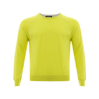 Sunny Yellow Italian Cotton Sweater