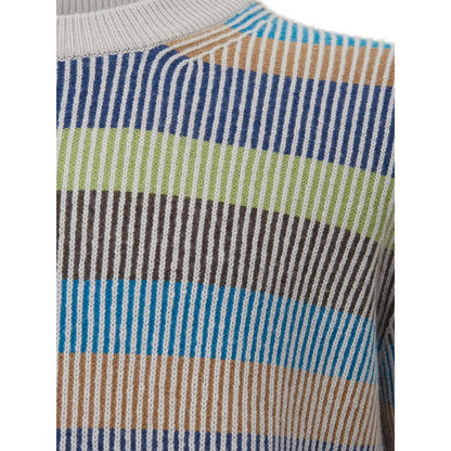 Elegant Multicolor Cashmere Sweater for Men