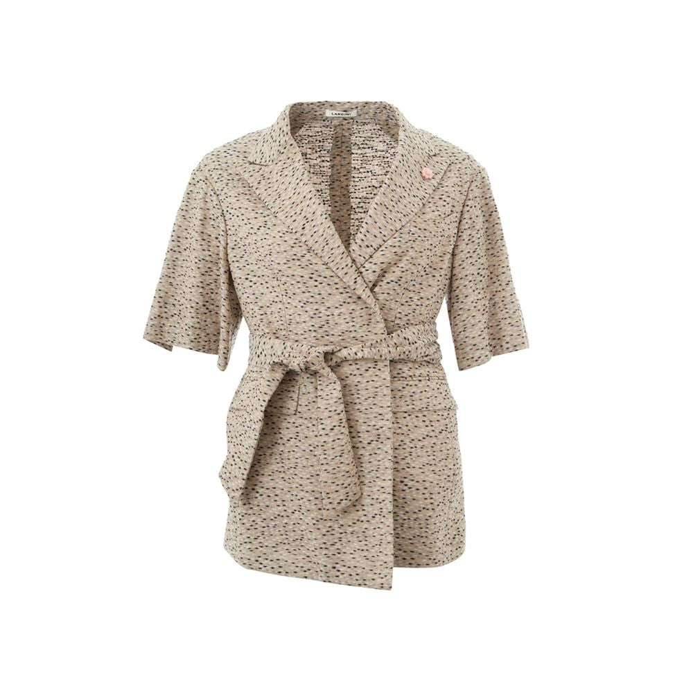 Chic Beige Linen Jacket