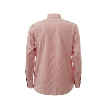 Elegant Pink Cotton Shirt for Men