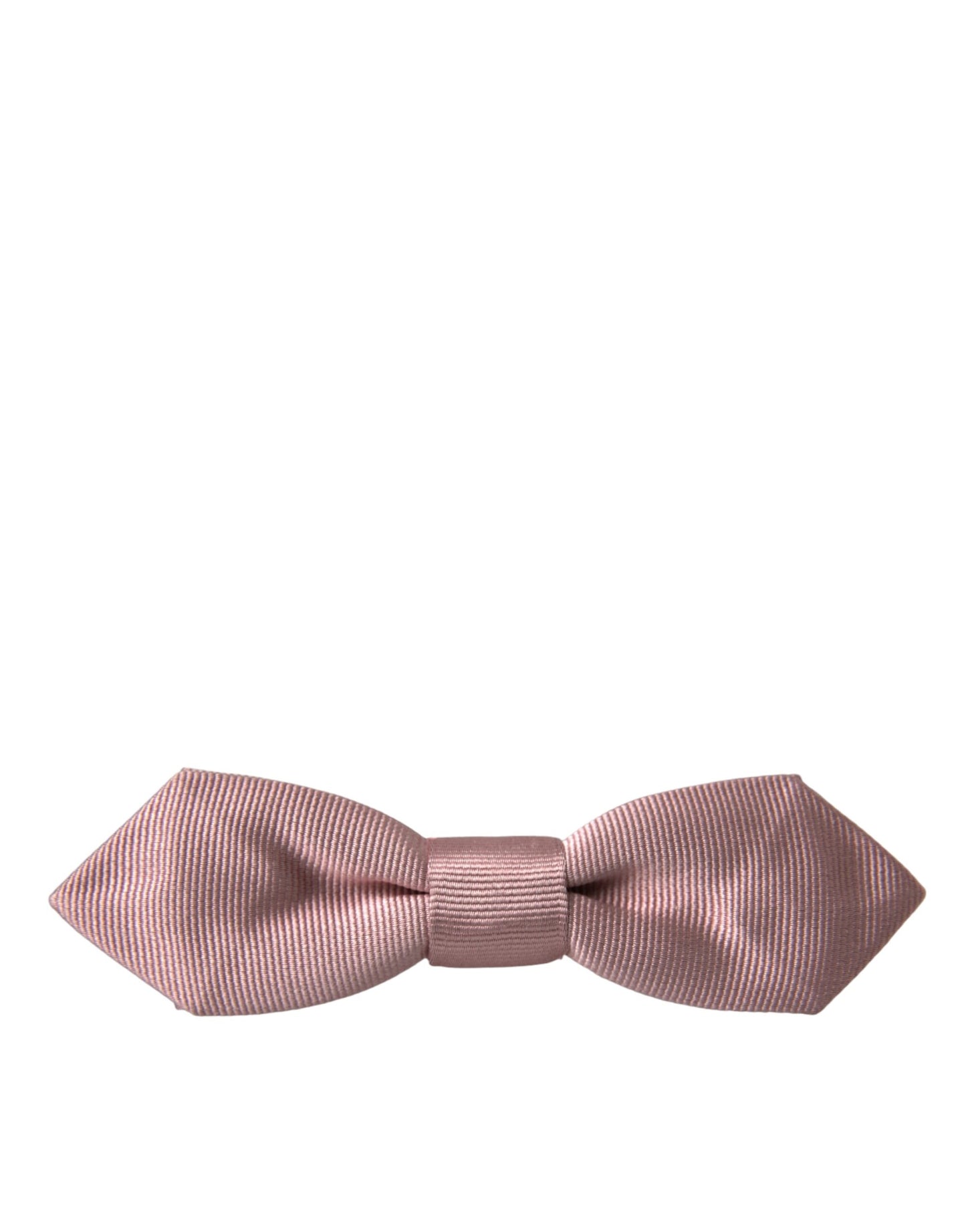 Pink Silk Adjustable Neck Men Bow Tie