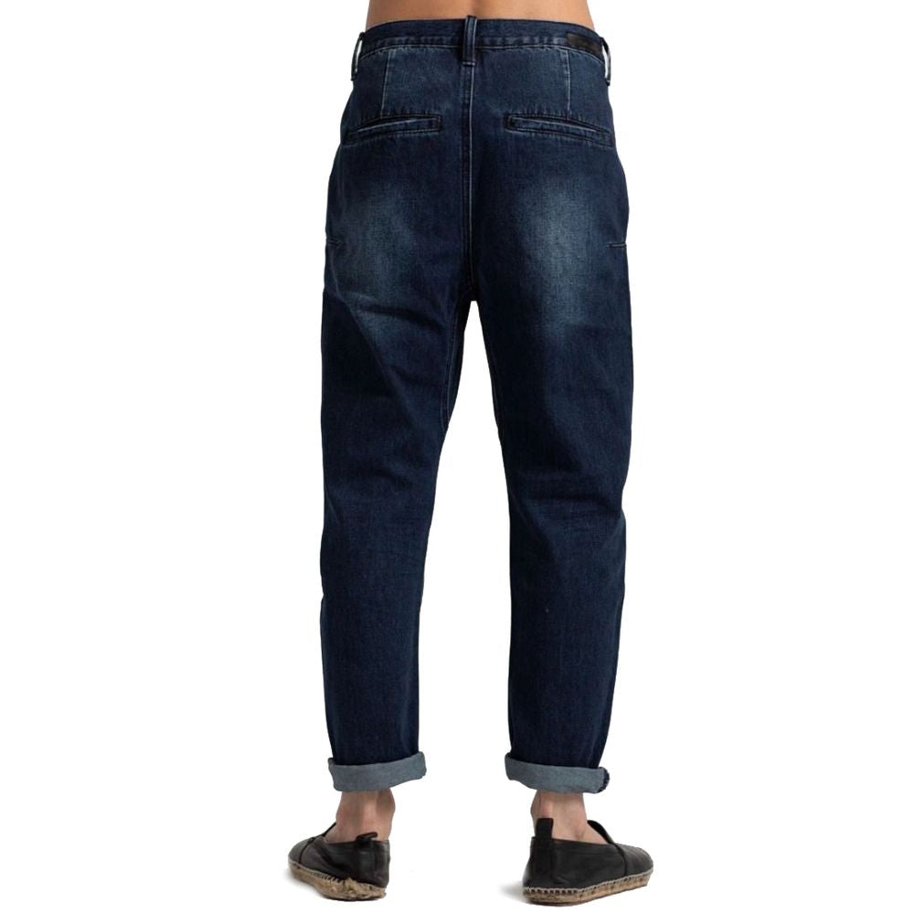 Blue Cotton Men's Jeans