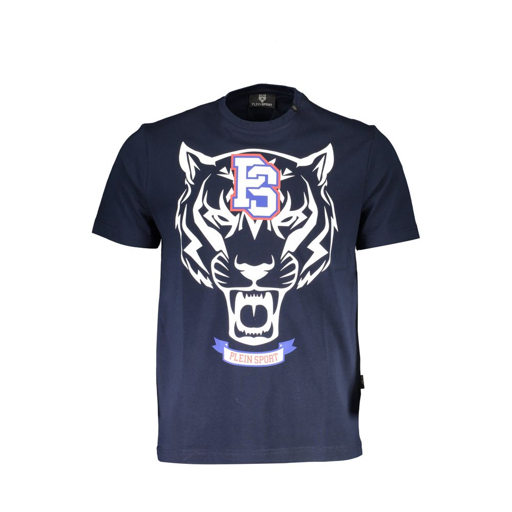 Blue Cotton Mens TShirt