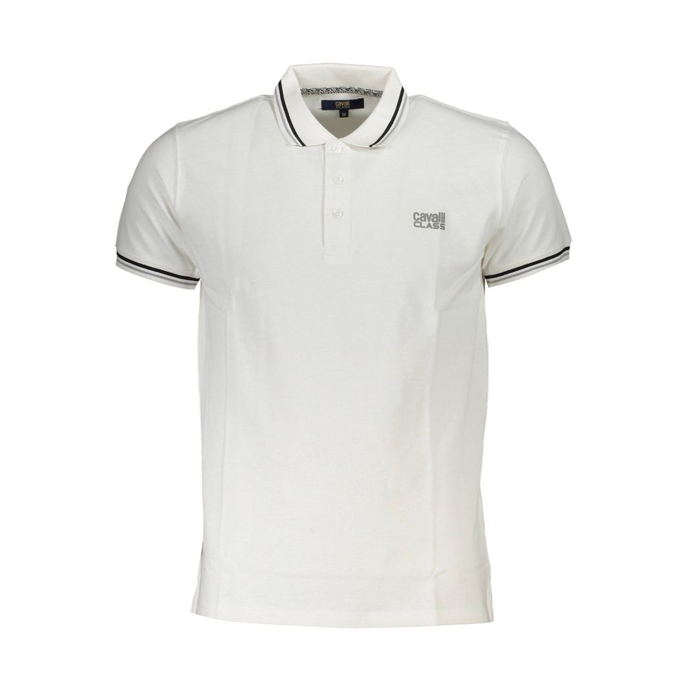 White Cotton Polo Shirt