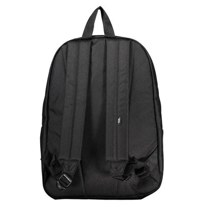 Black Polyester Women Backpack