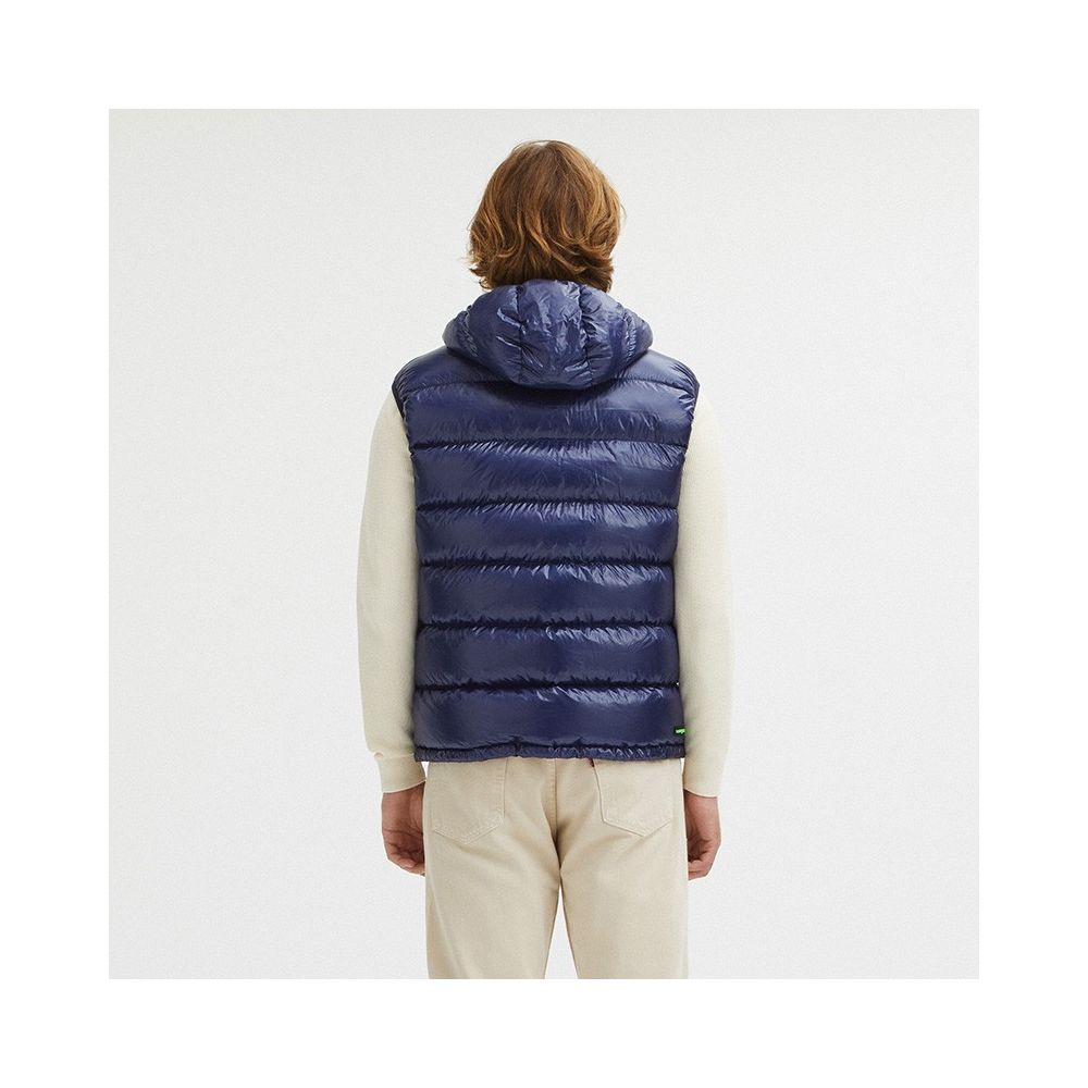 Blue Nylon Men's Reversible Vest