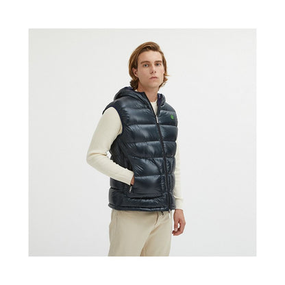 Blue Nylon Men's Reversible Vest