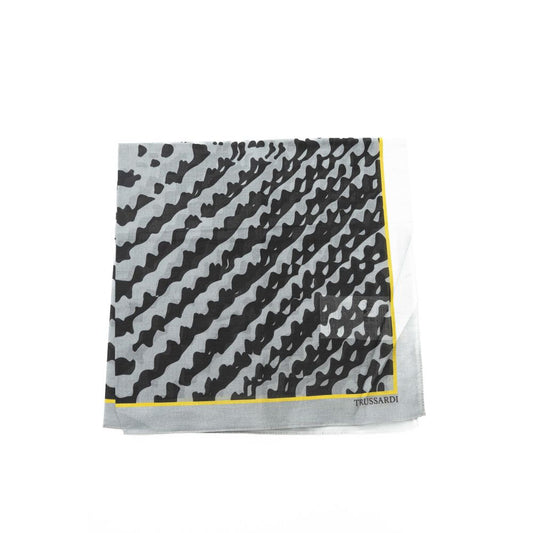 Gray Cotton Men Scarf